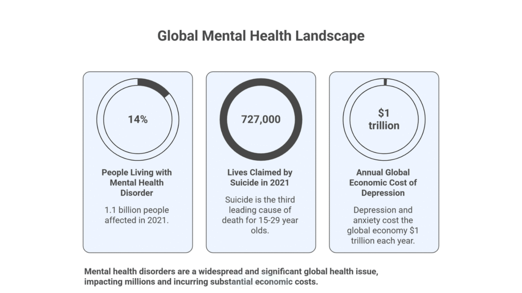 global mental health statistics